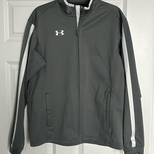 Under Armour Men's Performance Jacket in Gray and White
